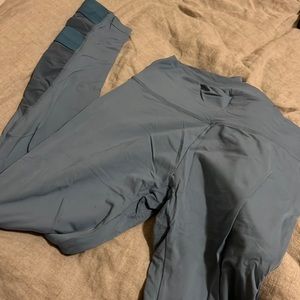 Gymshark light blue leggings